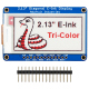 Adafruit 2.13" Tri-Color eInk / ePaper Display with SRAM - Red Black White