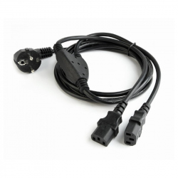 Power Splitter Cord (C13), VDE Approved, 2 m