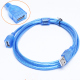 USB 2.0 Cable M/F (1.5 m - Blue)