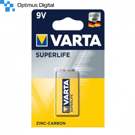 9V Varta Superlife 6F22 battery