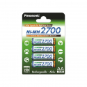 Pack of 4 2700 mAh Panasonic NiMH Battery