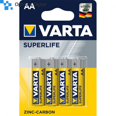 Pack of 4 R6 Varta Superlife battery