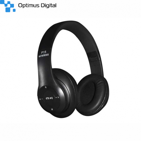 Bluetooth Black Headphones Radio/MP3/TF P15
