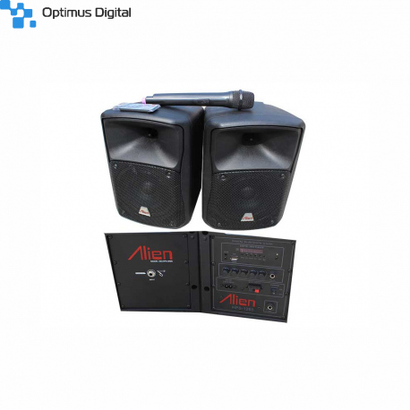 Set 2 Boxe ABS 6.5'' 1265 USB/SD/FM/BT