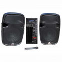 Set 2 Boxe ABS 15'' 2115 USB/SD/FM/BT