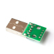 USB A Male Breakout Board