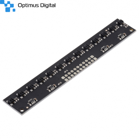 QTRX-MD-13A Reflectance Sensor Array: 13-Channel, 8mm Pitch, Analog Output, Low Current