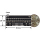 QTR-HD-13RC Reflectance Sensor Array: 13-Channel, 4mm Pitch, RC Output