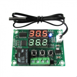 W1219 Thermostat with Dual Display (12 V, 10 A)