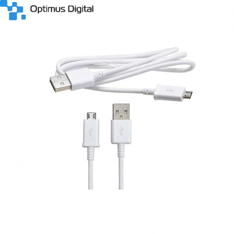 White Micro USB 1 m Cable
