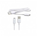 White Micro USB 1 m Cable