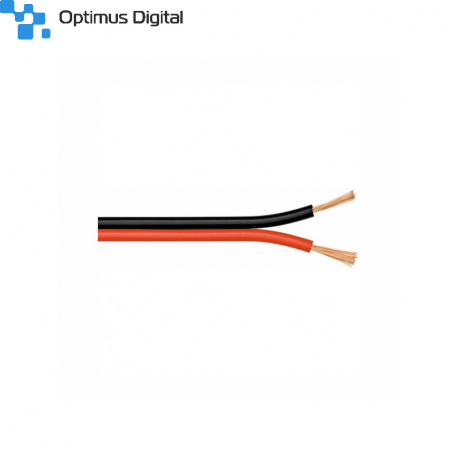 Cablu Difuzor Roșu / Negru 2 x 4 mm la Metru