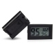 Black Digital Thermometer with Hygrometer