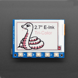 Shield cu ecran tricolor eInk / ePaper Adafruit 2.7" cu memorie SRAM