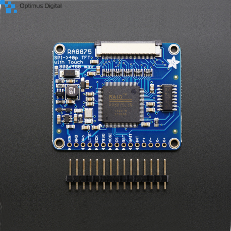RA8875 Driver Board for 40-pin TFT Touch Displays - 800x480 Max