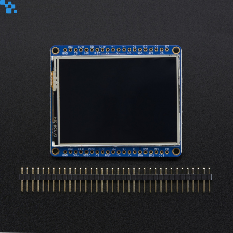 Adafruit 2.4" TFT LCD with Touchscreen Breakout w/ MicroSD Socket