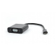 USB-C to VGA adapter, black, blister
