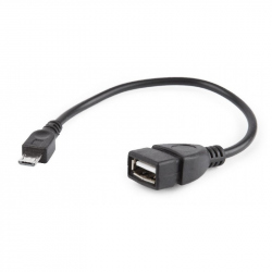 USB OTG AF to Micro BM Cable, 0.15 m