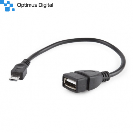 USB OTG AF to Micro BM Cable, 0.15 m