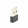USB 2.0 AM to Type-C female adapter, black
