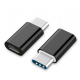 USB 2.0 Type-C adapter (CM/MicroUSB-F), black