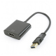 USB to HDMI display adapter, black