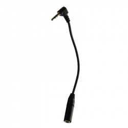 2.5 mm Plug to 3.5 mm Socket Audio Adapter Cable, 0.15 m