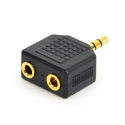 3.5 mm Audio Splitter, Black