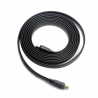 HDMI Male-Male Flat Cable, 1 m, Black Color