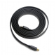 HDMI male-male flat cable, 3 m, black color