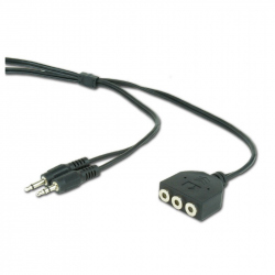 Microphone and Headphone Extension Cable, 1 m