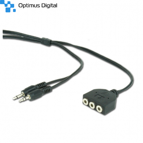 Cablu Prelungire pentru Microfon și Căști, 1 m