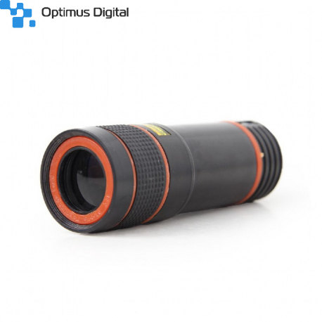 Optical zoom lens for smartphone camera, 12X zoom