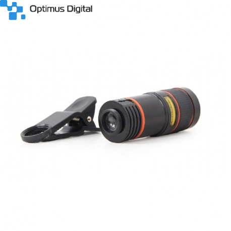 Optical zoom lens for smartphone camera, 8X zoom