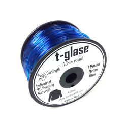 Filament T-Glase PETT pentru Imprimanta 3D 1.75 mm 860 g (brută) - Albastru Orion