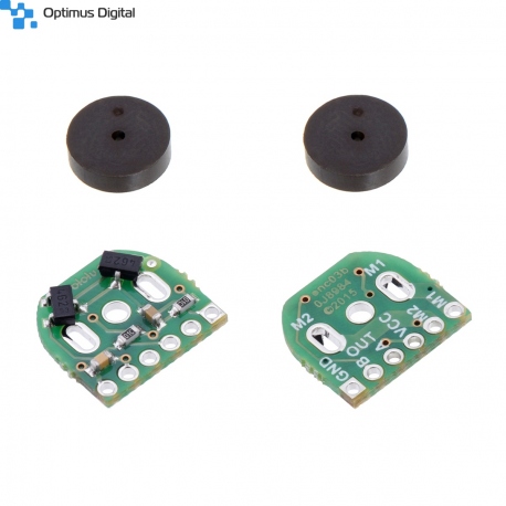 Pereche de Codoare Magnetice pentru Micro Motoare (12 CPR, 2.7-18 V) - compatibile cu motoare HPCB