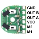 Pereche de Codoare Magnetice pentru Micro Motoare (12 CPR, 2.7-18 V) - compatibile cu motoare HPCB