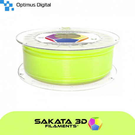 Sakata 3D Ingeo 3D850 PLA Fluorescent Filament - Quartz Lime 1.75 mm 1 kg