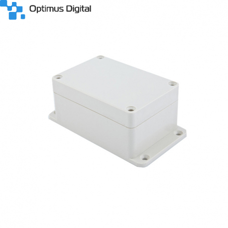 Waterproof White Plastic Case (123x68x50 mm)