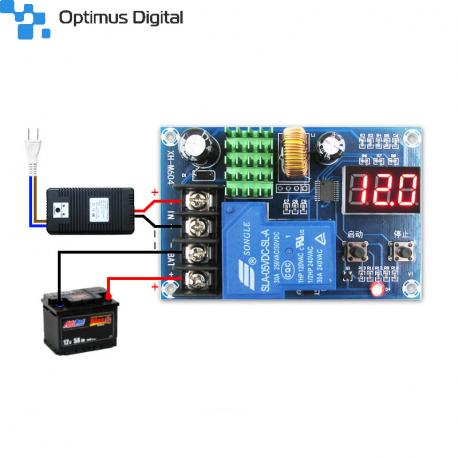 M604 Controller de Încărcare a Acumulatorilor cu Comutator de Protecție la Supraîncărcare (6 - 60 V)