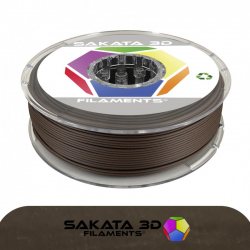 Filament PLA Sakata 3D 1.75mm 450 g - cu Insertii de Lemn Stejar (închis)