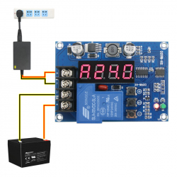 Battery Charge Controller Module with Overcharge Protection Switch (6 - 60 V, 30 A)