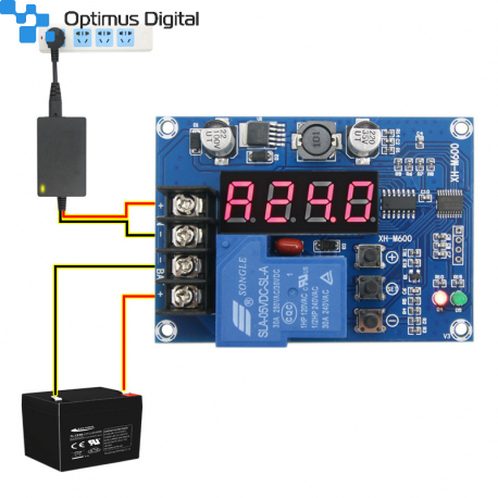 Battery Charge Controller Module with Overcharge Protection Switch (6