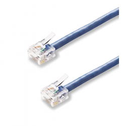 Cablu Subtire CAT6 UTP 2 m Albastru