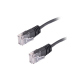 Cablu 2 m Plat CAT6 Negru