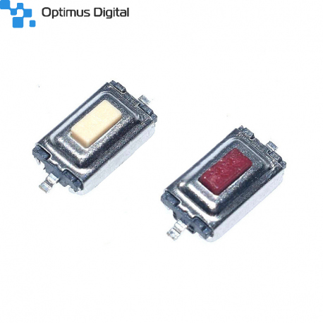 3 x 6 x 2.5 mm SMD Button (Red)
