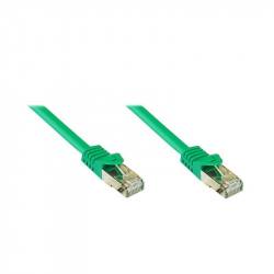 1 meter CAT7 SFTP 27AWG Patch Cable Green