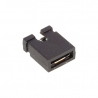 Black 2.54 mm Jumper (open top)