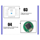 Development Board with STC89C52 Microcontroller and NRF24L01+ Wireless Transceiver