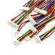 Cablu 10p 1.25 mm Mufat la un Singur Capat (30 cm)